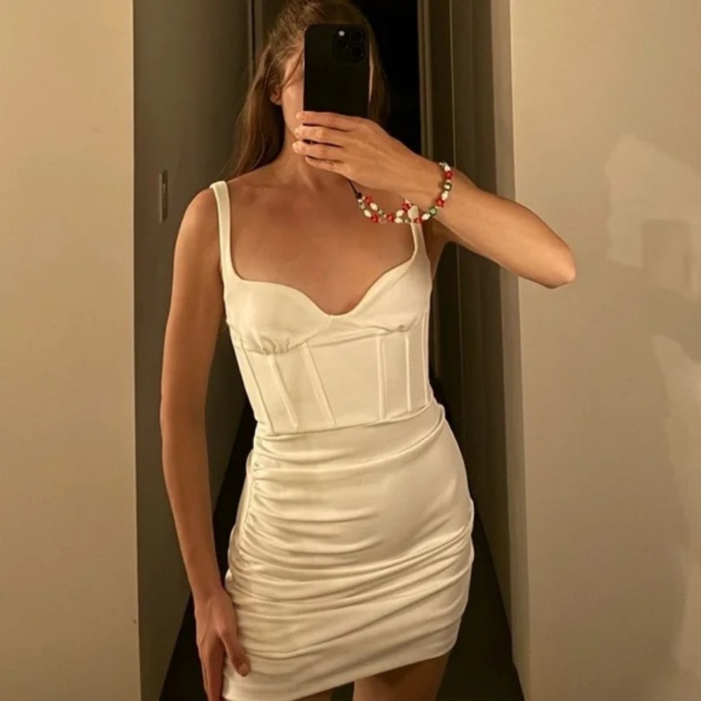 Zara White Mini Dress LIKE NEW